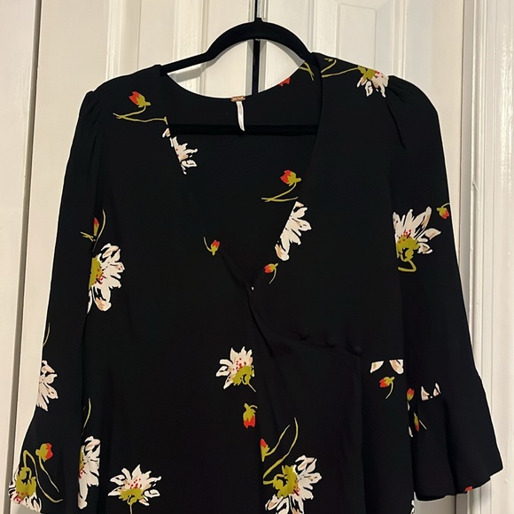 Black Floral Free People Dress - Picture 2 of 3